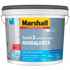 Краска EXPORT 2 Marshall латексная BW глубокоматовая (4,5л)