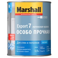Краска EXPORT 7 Marshall латексная BW матовая (0,9л)